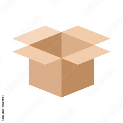 Carton box icon, Vector and Illustration. © aiinue