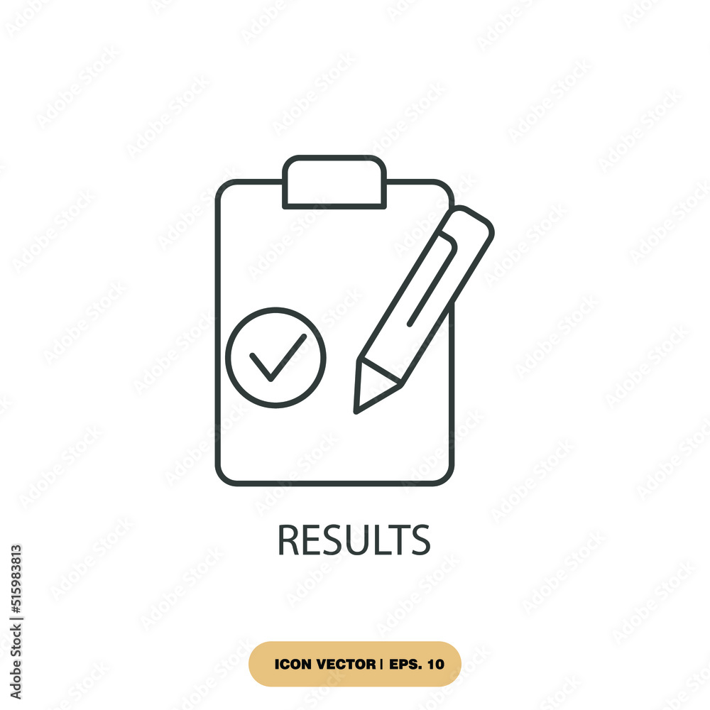 results icons symbol vector elements for infographic web results icons symbol vector elements for infographic web