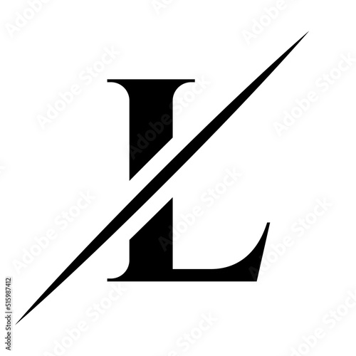 Letter L Luxury, Beauty and Fashion Logo Design . Monogram Letter L Logotype Design Vector Template