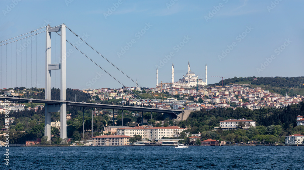 Bosphorus bridge city