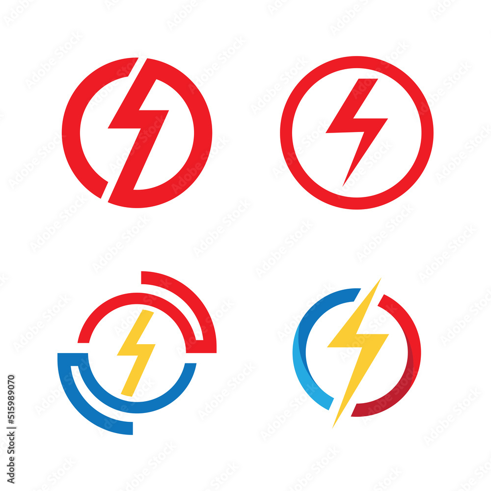 Power lightning logo Power lightning logo