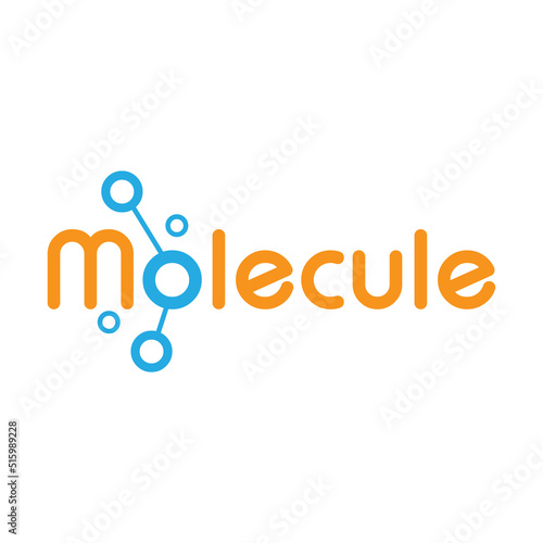 Molecule logo illustration
