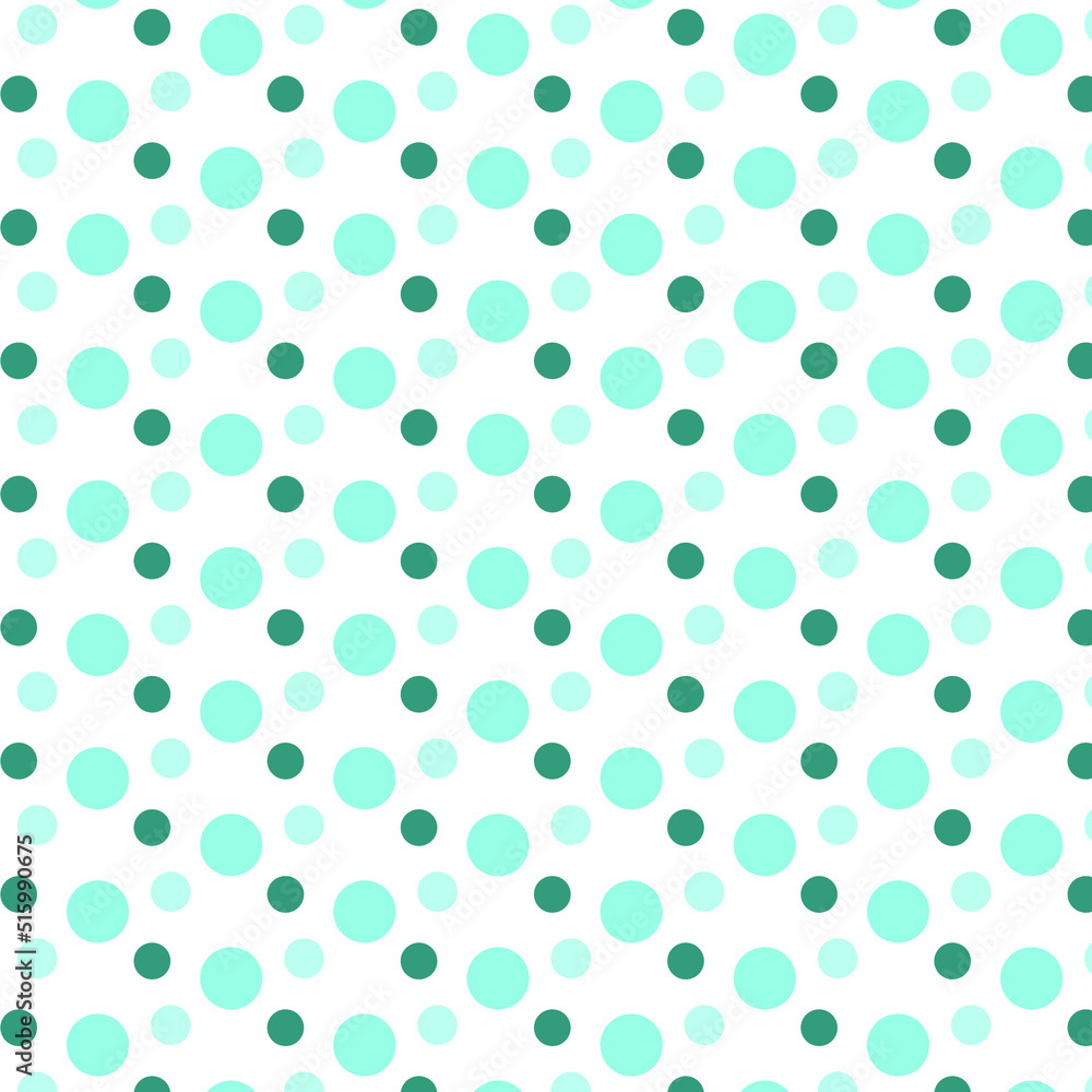 seamless pattern with circles on blue color