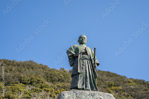 高知県室戸市の中岡慎太郎像