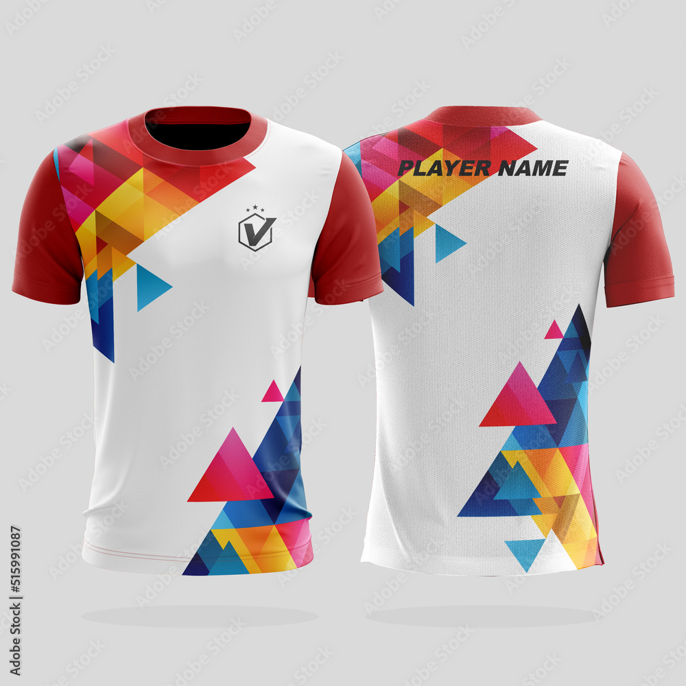Specification Soccer Sport Esport Gaming T Shirt Jersey Template