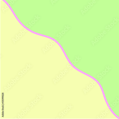 abstract background with lines on yellow and green