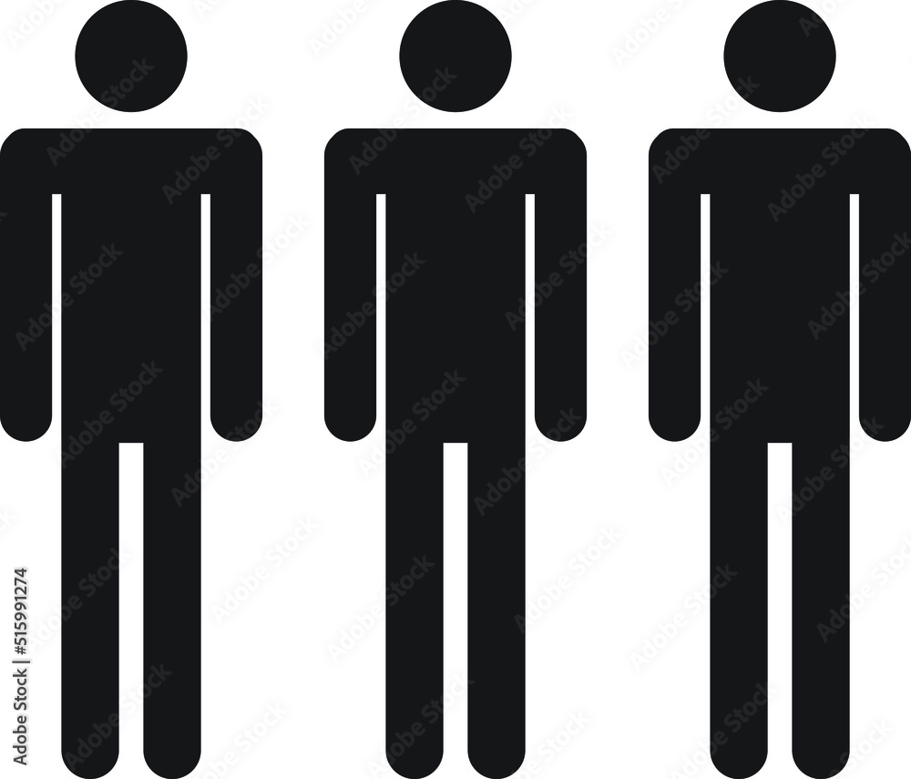 People icon vector . Group of Men Team Symbol for Business People icon vector . Group of Men Team Symbol for Business