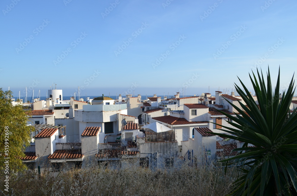 houses on the coast of the sea houses on the coast of the sea