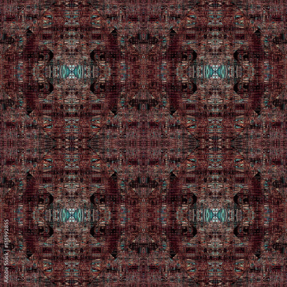seamless pattern. geometric design with fabric texture.