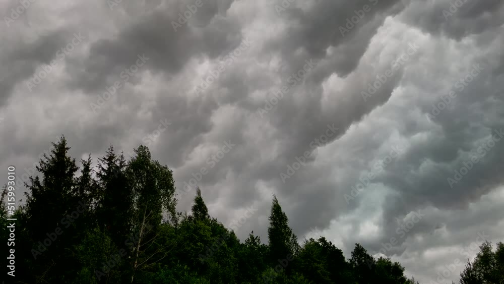 Dark storm clouds on sky. Dangerous weather. Dark storm clouds on sky. Dangerous weather.
