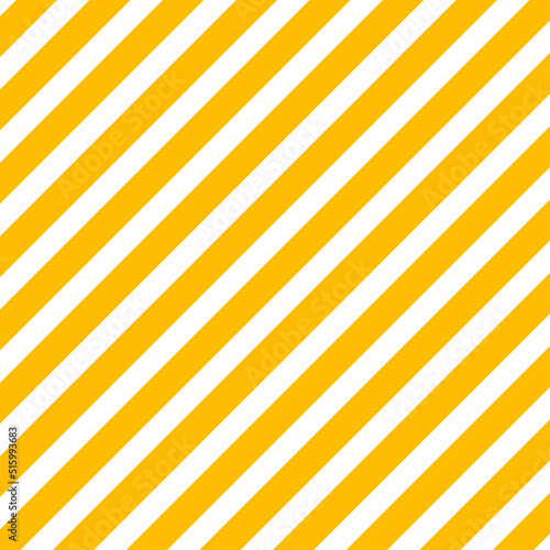 White and yellow oblique stripes seamless pattern.