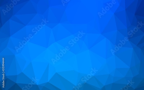 Light BLUE vector blurry hexagon pattern.