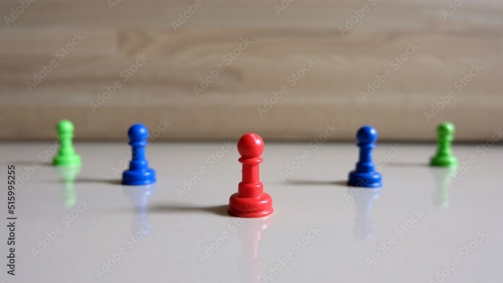 Close-Up Detail of Board games, checkers and dice. Close-Up Detail of Board games, checkers and dice.