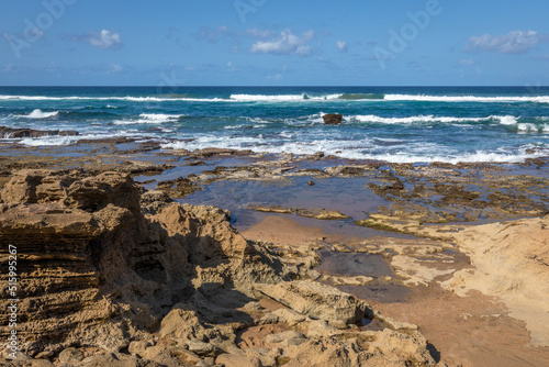 Isimangaliso Wetland Park landscape, South Africa. Beautiful panorama from South Africa.