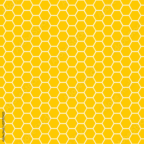 Seamless pattern with white and white honeycomb.