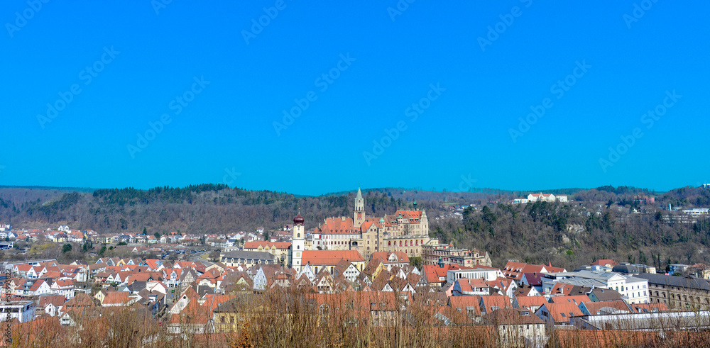 Luftansicht Altstadt Sigmaringen 