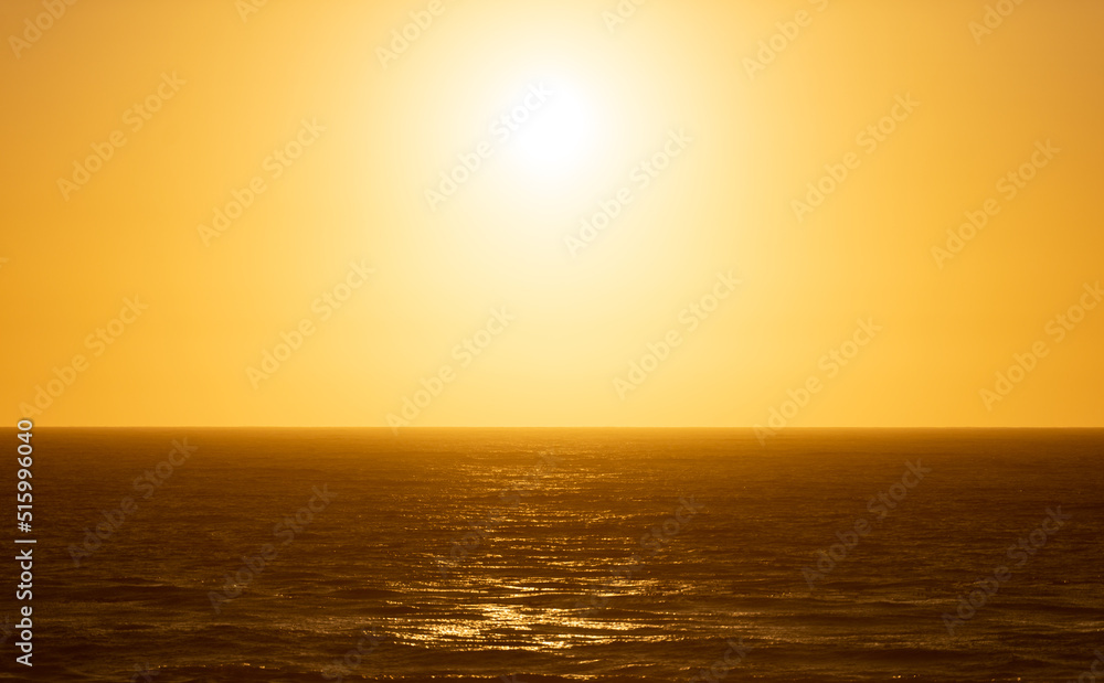 Sunset big sur coast california, usa