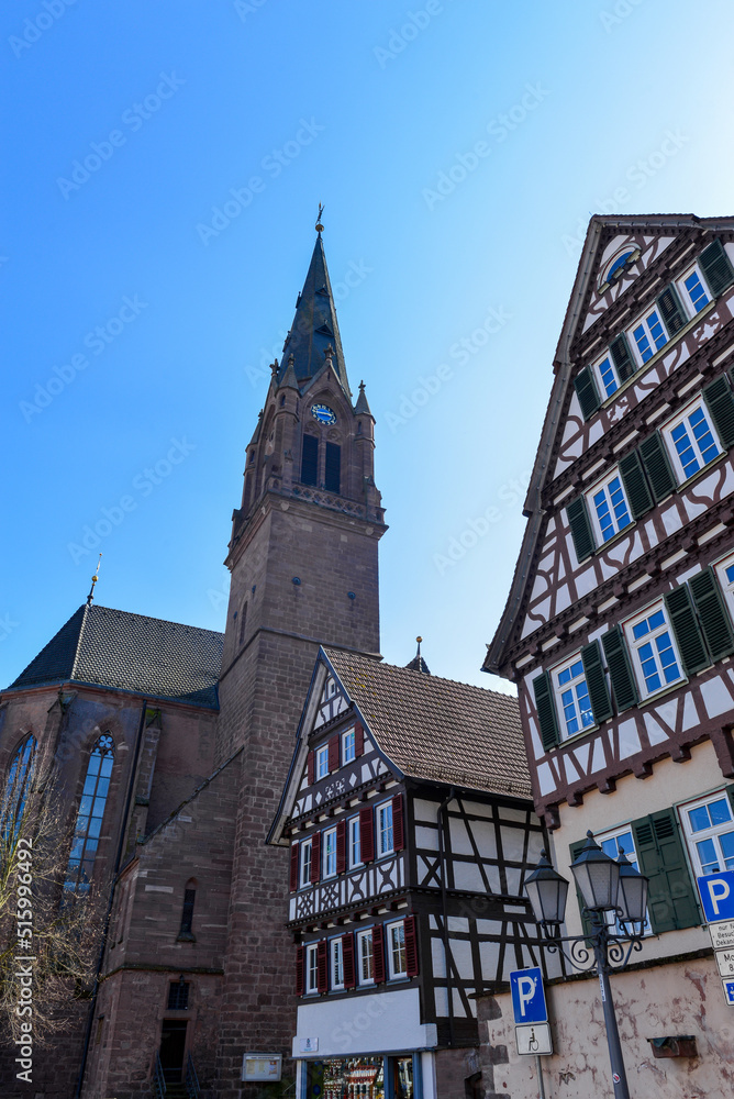 Obraz premium Altstadt Calw in Baden-Württemberg 