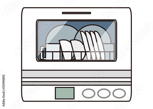 食器洗い機のイラスト