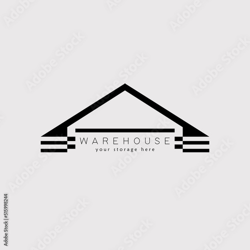 warehouse logo vector for purpose icon symbol sign etc