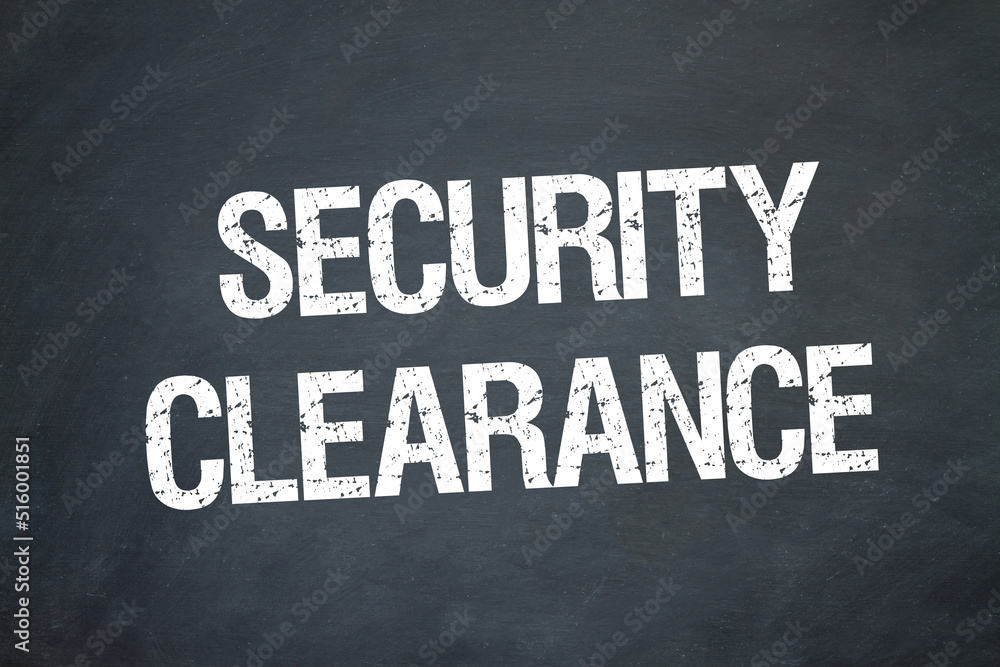 Security clearance - obrazy, fototapety, plakaty 