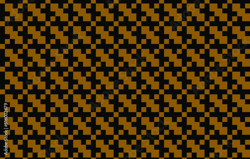 Black Ochre Pixel Pattern Seamless Geometric Brown pattern Vector Illustration Vector texture Rectangular style Modern Dark design with rectangles Abstract Color Background Illustration graphic Square