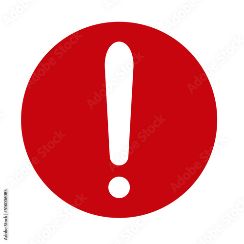 red exclamation mark