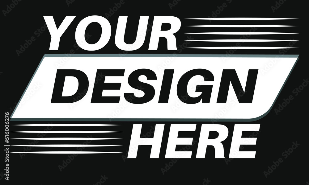 Your Design Here t-shirt Template Your Design Here t-shirt Template