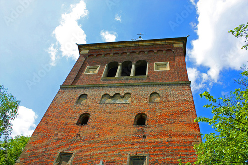 Belfry of the Church of St. Bartholomew in Drogobych, Ukraine	
