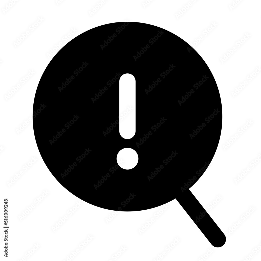 search vector icon, magnifying glass flat icon for apps and websites search vector icon, magnifying glass flat icon for apps and websites