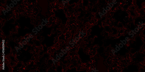 Beautiful abstract red grunge marble on black background, yellow granite tiles floor on orange background. Realistic dark red fire particle burn effect sparkles pattern with smoke fog misty texture .