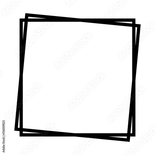 Square frame with offset