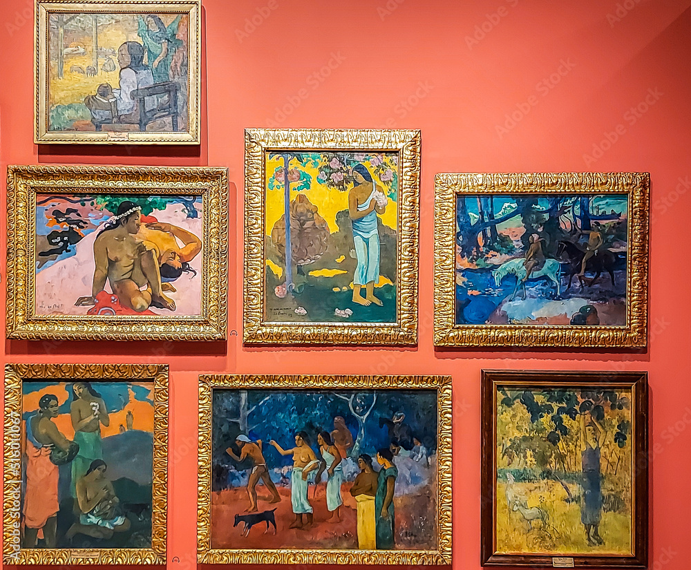Paintings by Paul Gauguin. Exhibition "The Birth of Modern Art Sergey Shchukin's choice" in the