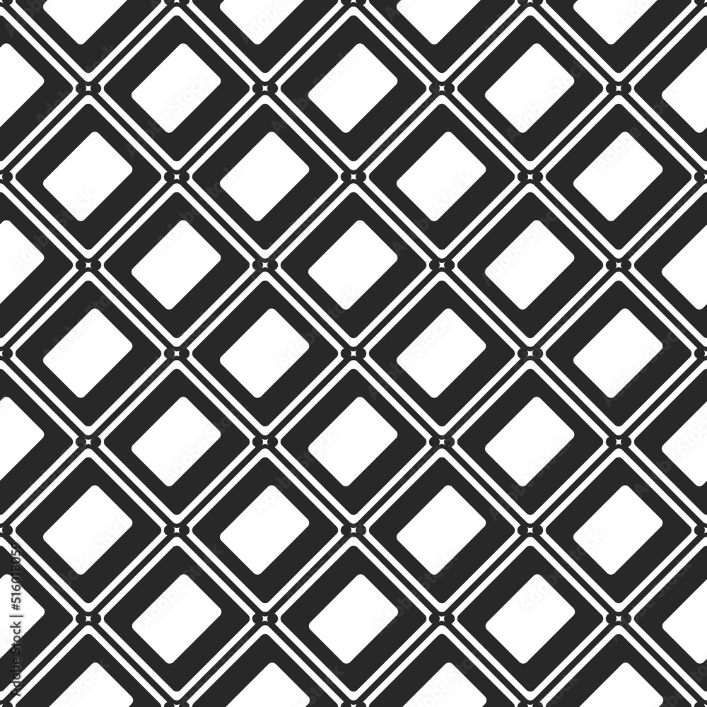 Diagonal white rectangles and black background. A pattern of simple shapes is a minimal design for interior surface prints. Design for pillows, wallpapers, decor. Diagonal white rectangles and black background. A pattern of simple shapes is a minimal design for interior surface prints. Design for pillows, wallpapers, decor.
