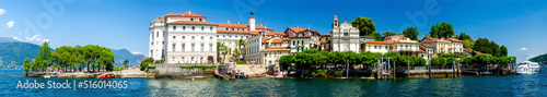 Beautiful Borromean island Isola Bella situated within Lake Maggiore (Lago Maggiore) near Stresa in Italy © mojolo