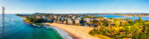 D Forster main beach over pan photo