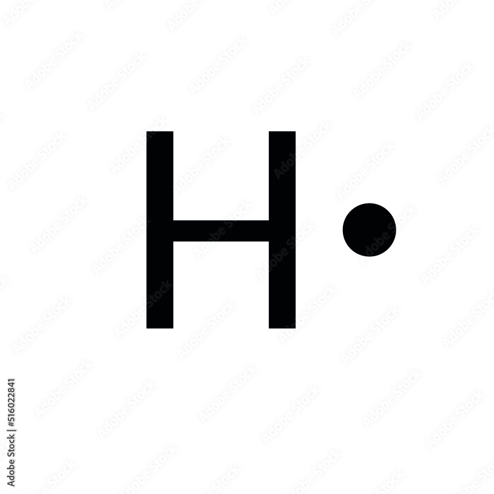 Obraz premium lewis dot structure of hydrogen