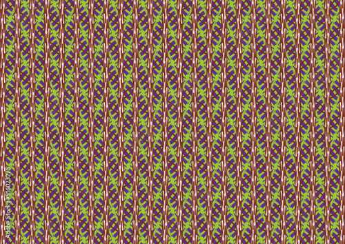Obraz na płótnie Melting repeating seamless colorful kaleidoscopic pattern for design, textile an