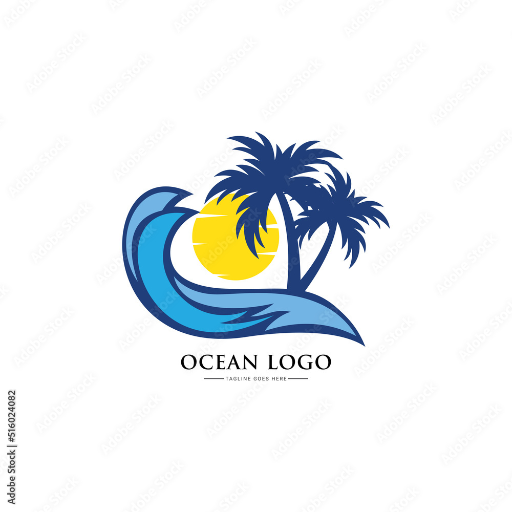 ocean wave logo design inspiration