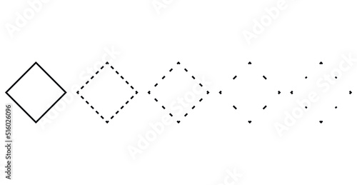 trace the rhombus worksheet preschool. Kindergartens educational game for kids
