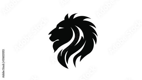 Lion head logo vector illustration