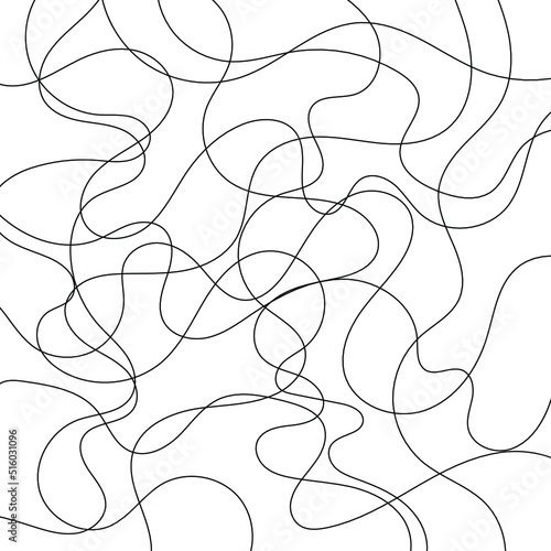 Seamless geometric pattern wavy stripes vector 