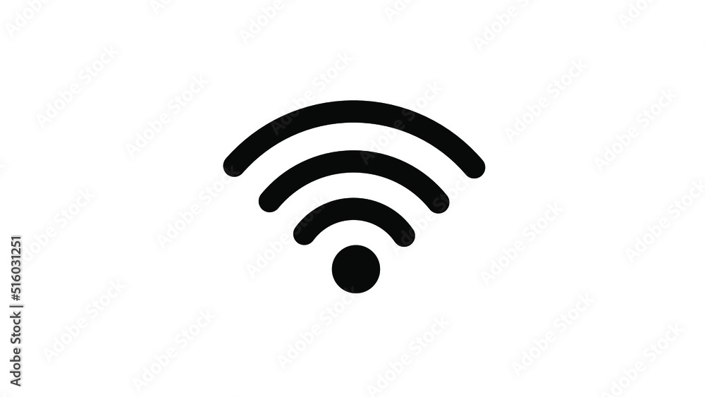Wi-fi network icon symbol vector illustration Wi-fi network icon symbol vector illustration