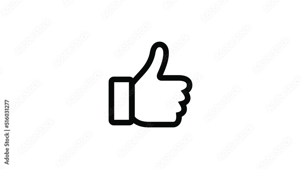 Thumbs up symbol vector icon illustration Thumbs up symbol vector icon illustration