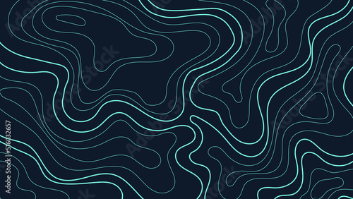 Topographic seamless pattern vector background