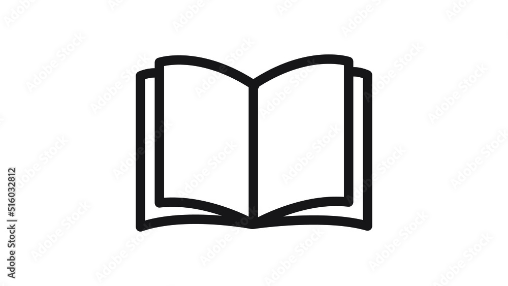 Open book design vector icon illustration Open book design vector icon illustration