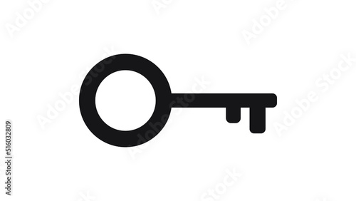 Key icon vector illustration isolated on white background © Faisal