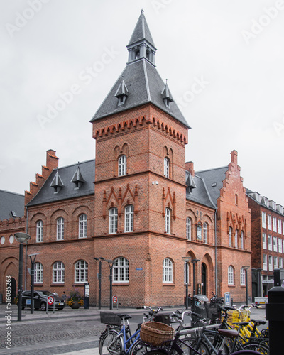 Main train station of Esbjerg, a coastal city in Jutland, Denmark. 