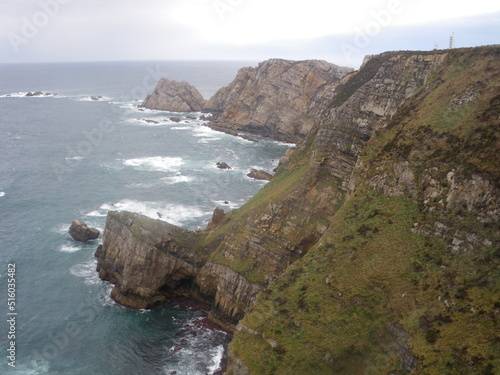 Costa y monte, en Asturias, tan distinto y bello a lavez. España.