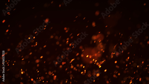 火の粉の背景 
